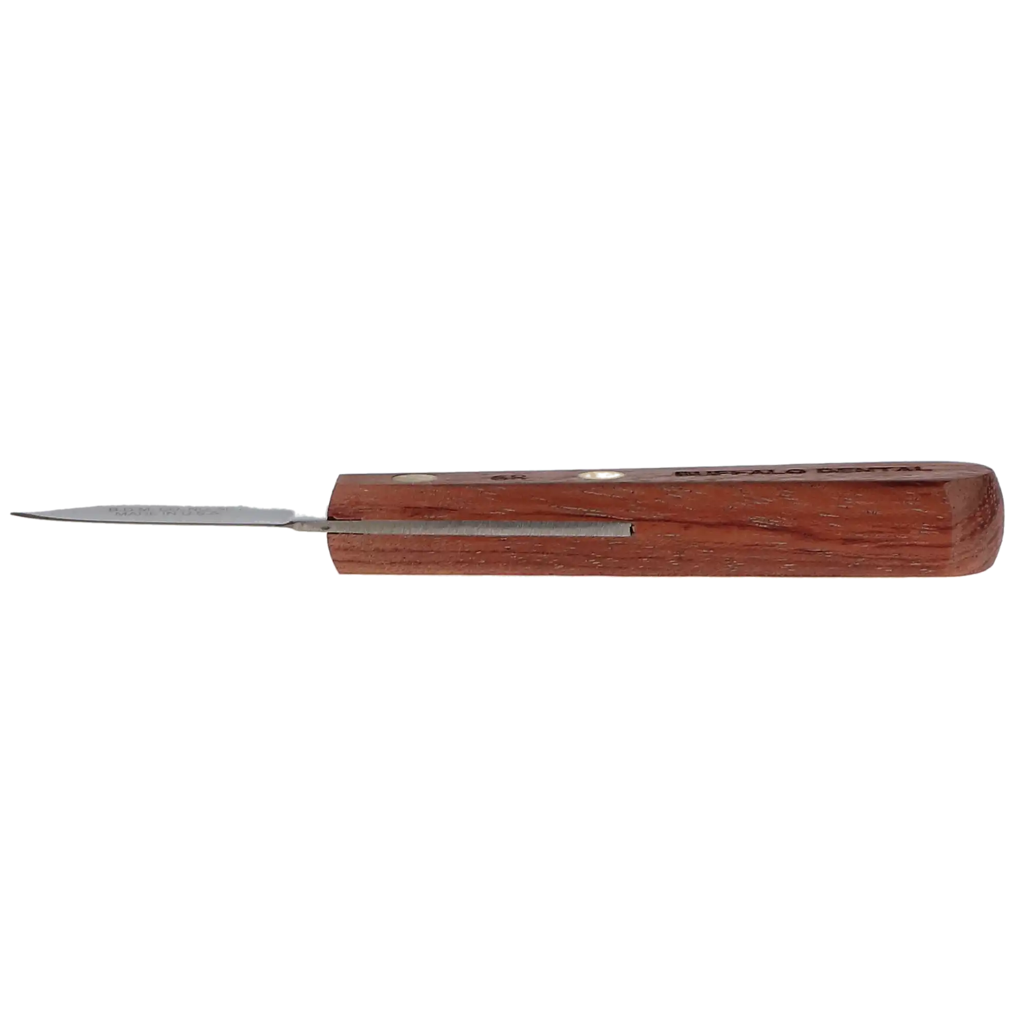 Buffalo Dental #6R Plaster Knife, Rosewood Handle, 1-1/2" Carbon Steel Blade, 55570