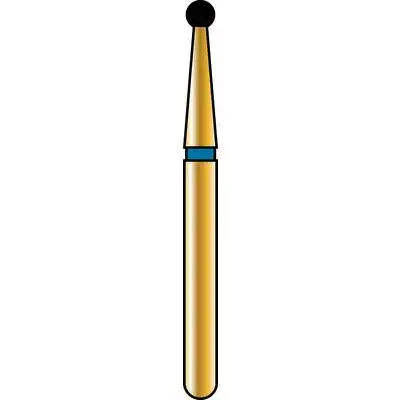 Alpen Multi-Use Diamond Bur, FG #801 Round 1.4mm, Coarse Grit, Blue, 5/Pk, 801-014C