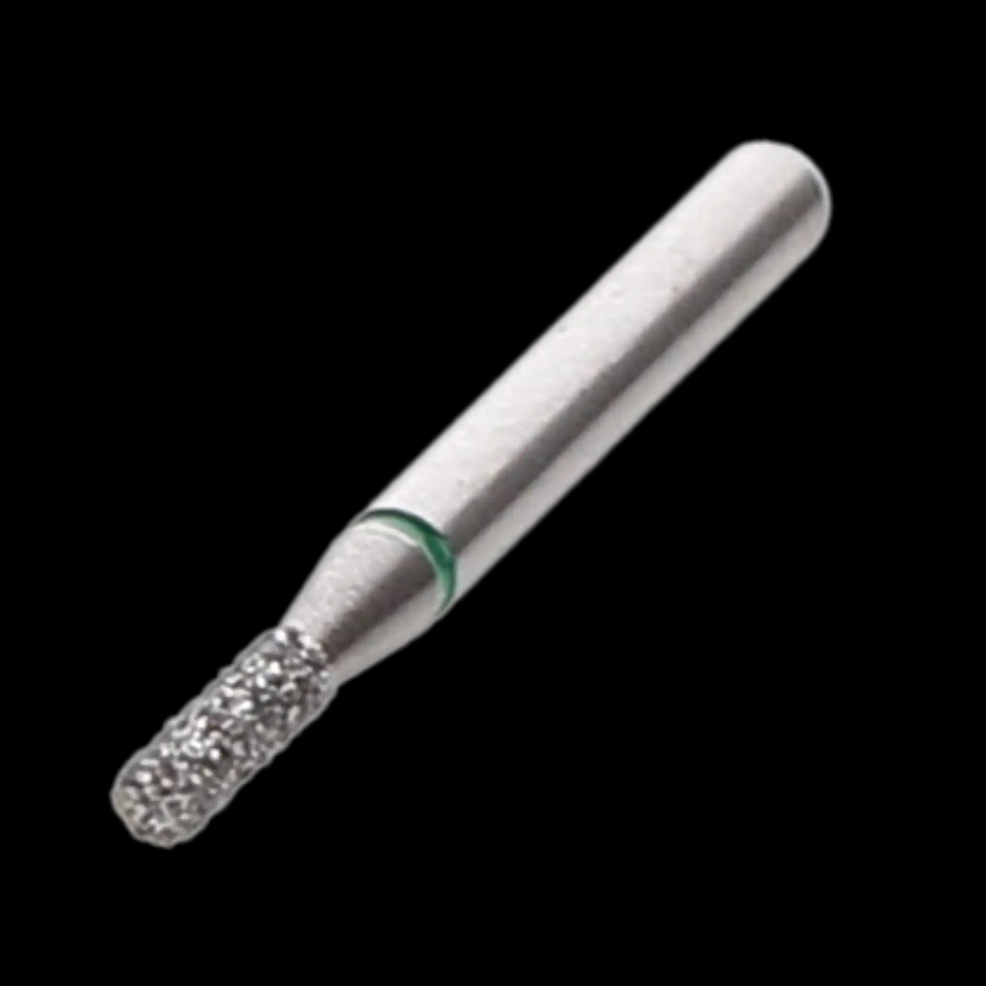 Alpen X1 Diamond Single Use Bur, FG, #835-012C, Cylinder Flat End, Coarse, Green, 1.2 mm, 25/Pk, X835C012