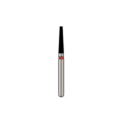 Alpen X1 Single-Use Diamond Bur, FG, #847-016SC, Tapered Flat End, Super Coarse, Black, 1.6 mm, 25/Pk, X847SC016
