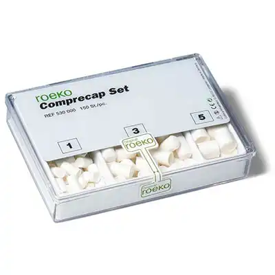 Roeko Comprecap Compression Caps, Assorted Sizes #1, #3, #5, Cotton, Introductory Kit, 150/Pk, 530000