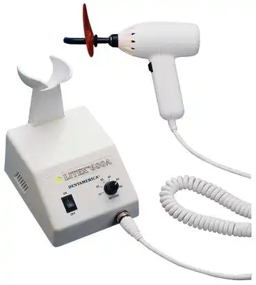 Dentamerica Litex 680A Economy Curing Light, 75W Halogen, Gun Type, 9 mm Standard Probe