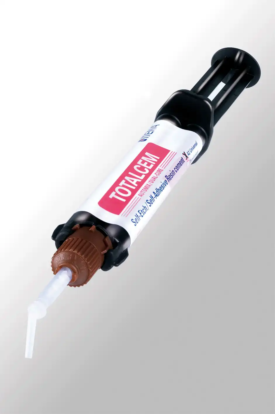 TotalCem Dual-Cure Self-Adhesive Resin Cement, Translucent, 8g Automix Syringe, TTLCEM-TR