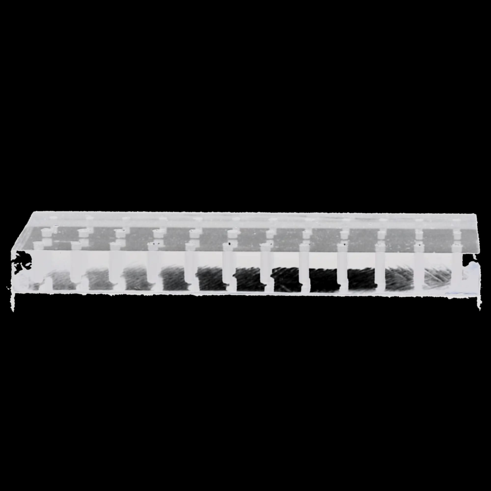 Palmero Plexiglass Bur Block, 36-Hole, FG/RA Combo (18 FG/18 RA), Clear, 1/Pk, 1516BHALF