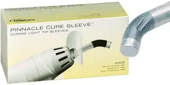 Pinnacle Cure Sleeves, Curing Light Tip Sleeves, 13 mm, 400/Pk, 4513-1