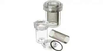 Pinnacle Evac-U-Trap Disposable Central Vacuum Pump Trap, #2200, Internal Thread, 2 3/4" x 3 5/8", 12/Box