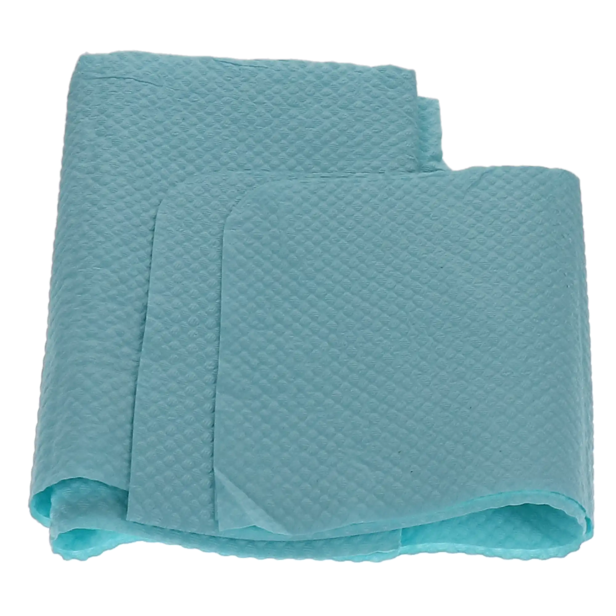 TIDI Ultimate Specialty Oral Surgery Bibs, 3-Ply Tissue/Poly, 18" x 25", Blue, 250/Pk, 917677