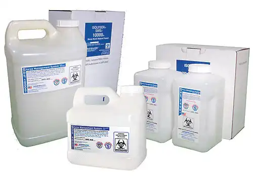 Isolyser SMS Sharps Mail-Back Disposal System, 3.3 Liter, 2/Pk, SMS2400M