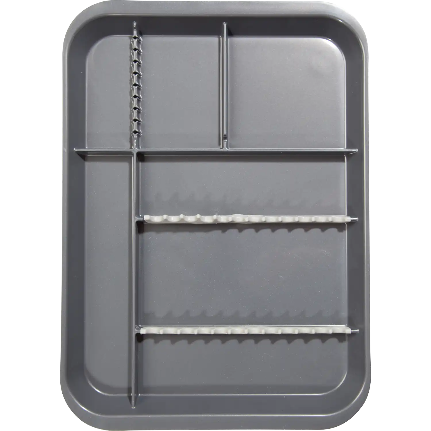 Zirc B-Lok Divided Setup Tray, Gray, Size B, 13-3/8" x 9-5/8" x 7/8", 20Z451I