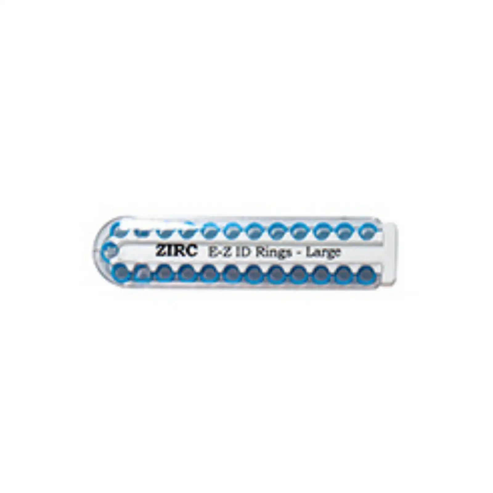 Zirc E-Z ID Instrument Rings, Large, Neon Blue, 1/4", 25/Pk, 70Z200N