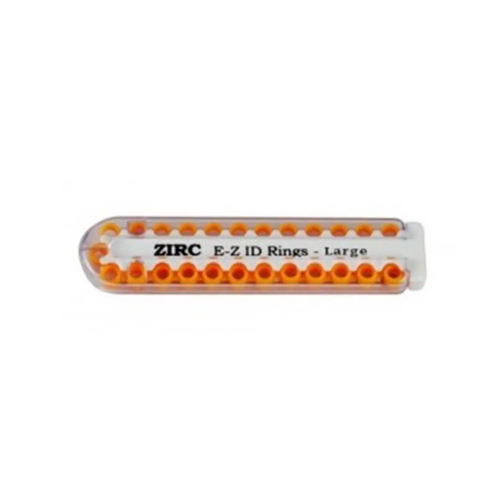 Zirc E-Z ID Instrument Rings, Large, Neon Orange, 25/Pk, 70Z200Q