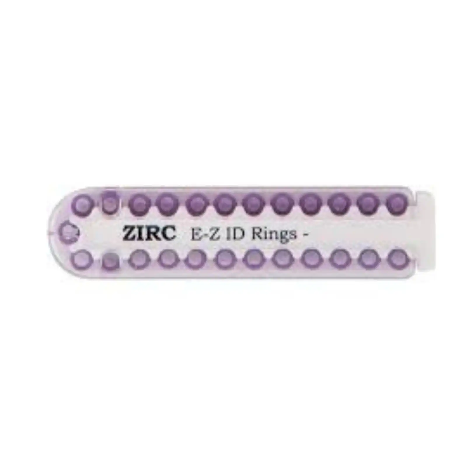 Zirc E-Z ID Instrument Rings, Large, Neon Purple, 1/4", 25/Pk, 70Z200R