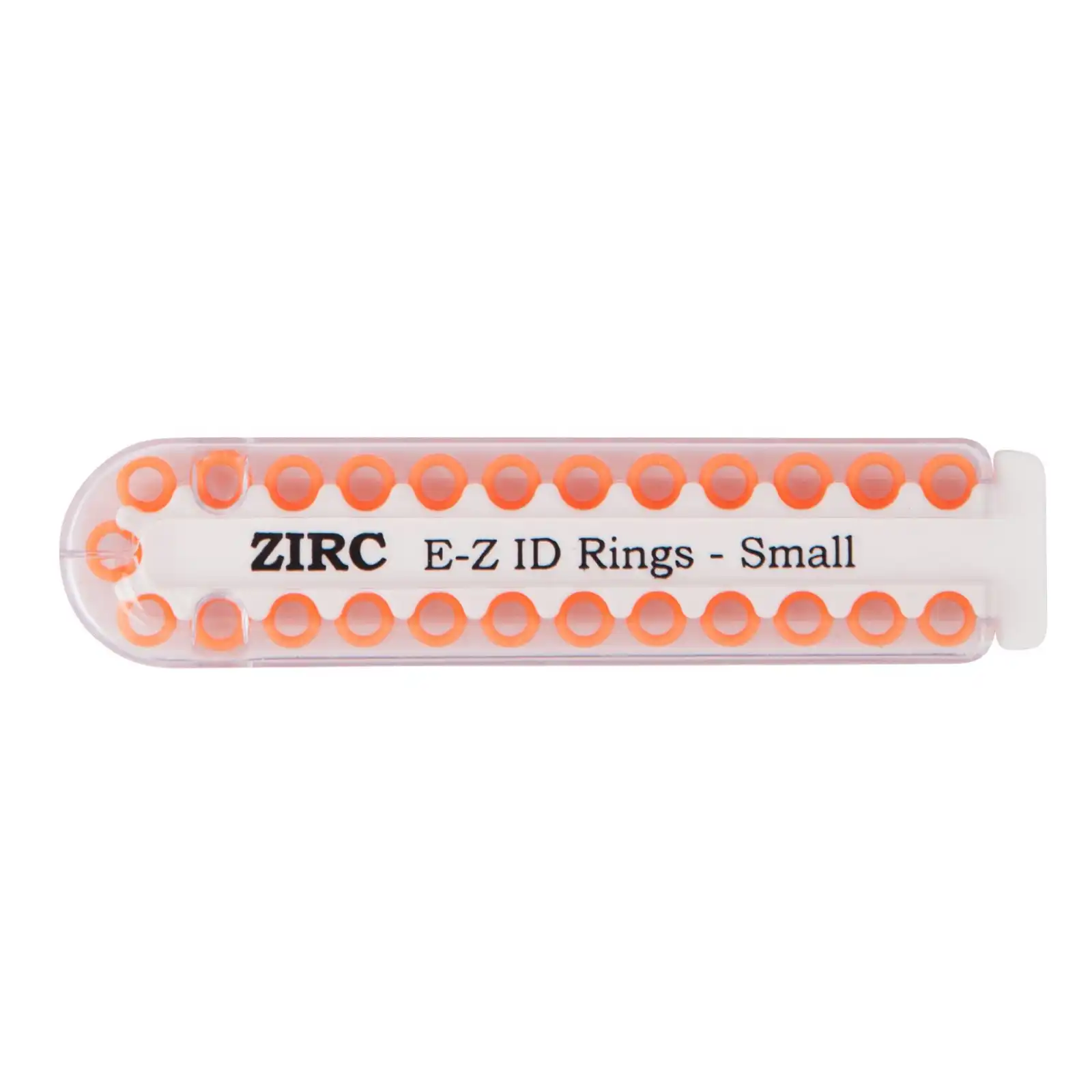 Zirc E-Z ID Instrument Rings, Small, Neon Orange, 25/Pack, 70Z100Q