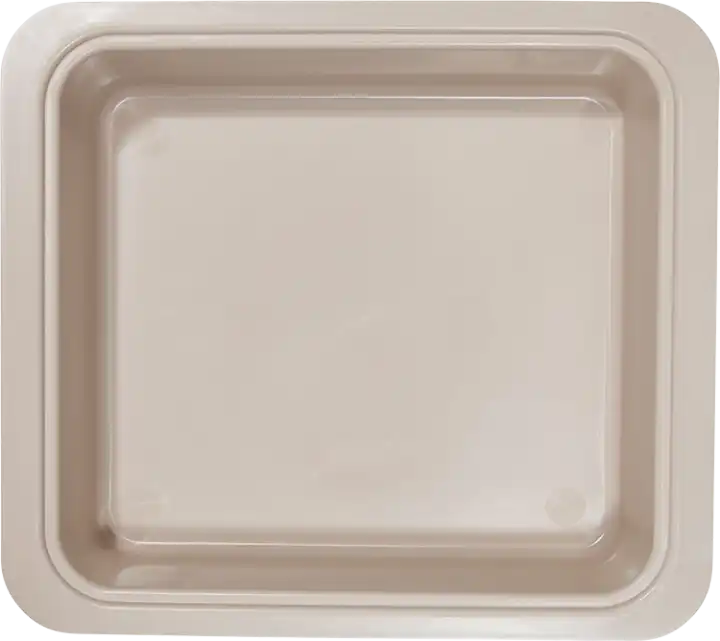Zirc Procedure Tub Only, Beige, 12-1/4" x 10-7/8" x 2-3/4", 20Z463-G