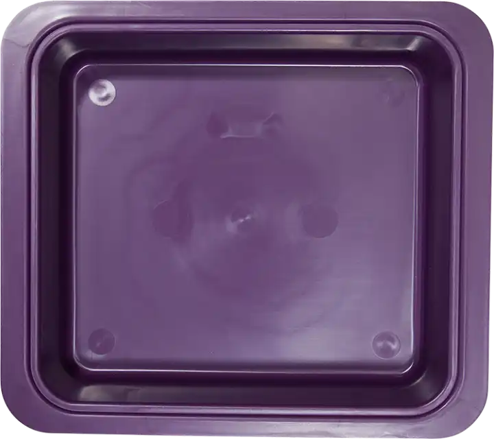 Zirc Procedure Tub Only, Neon Purple, 12-1/4" x 10-7/8" x 2-3/4", 20Z463R