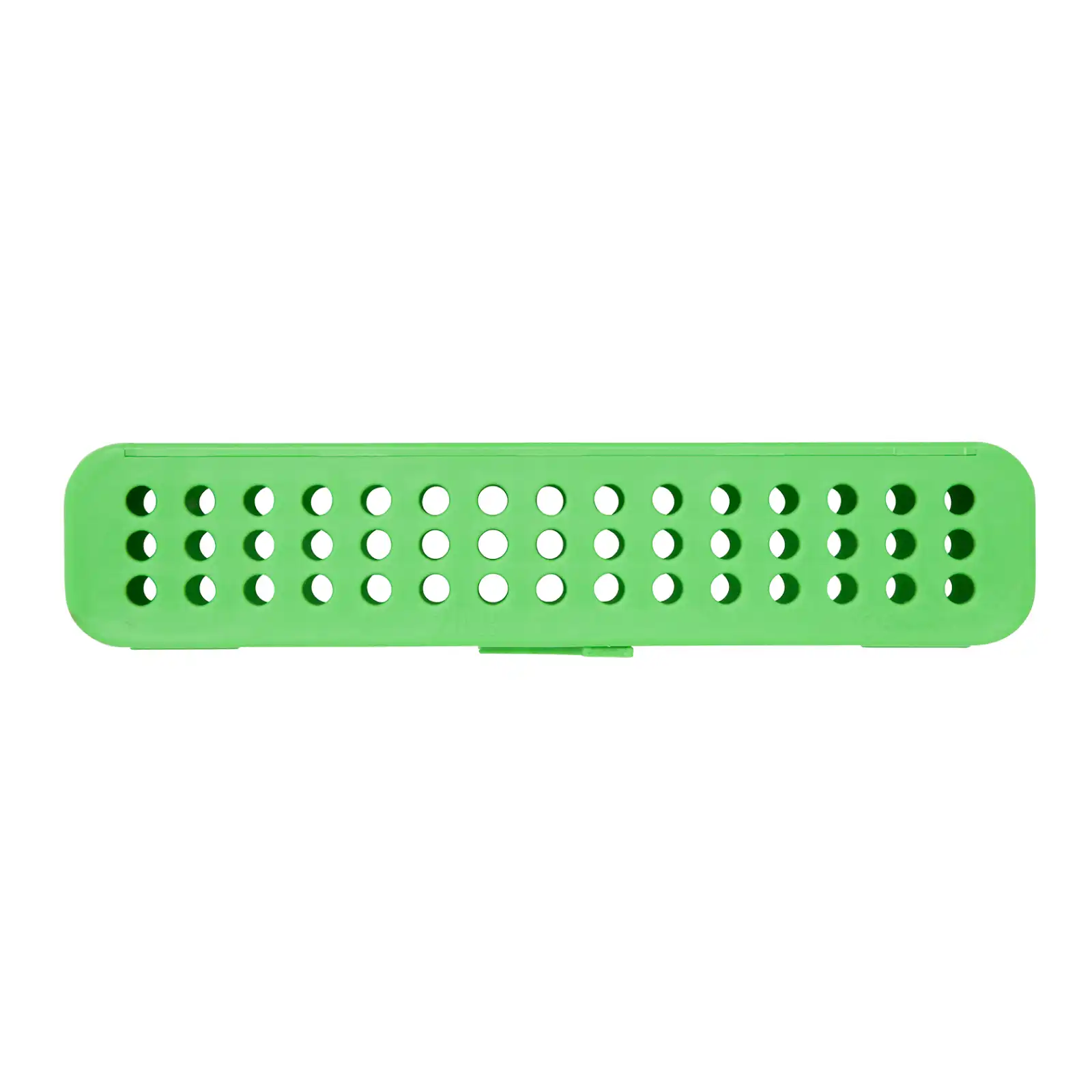 Zirc Compact Steri-Container, Neon Green, 7-1/8" x 1-1/2" x 1-1/2", Holds 8-12 Instruments, 50Z905P