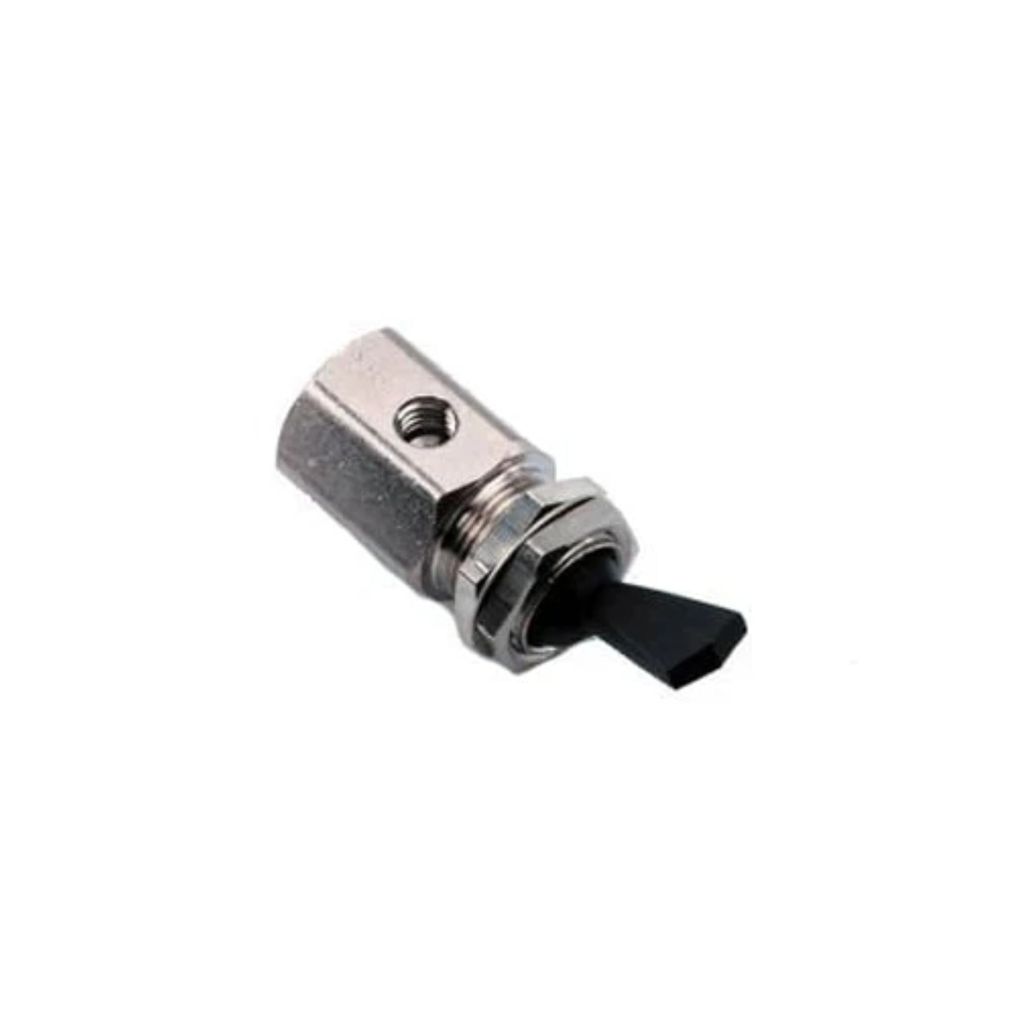 DCI International 2-Way Toggle Valve, On/Off, Gray, Panel-Mounting 15/32-32 Thread, 7012