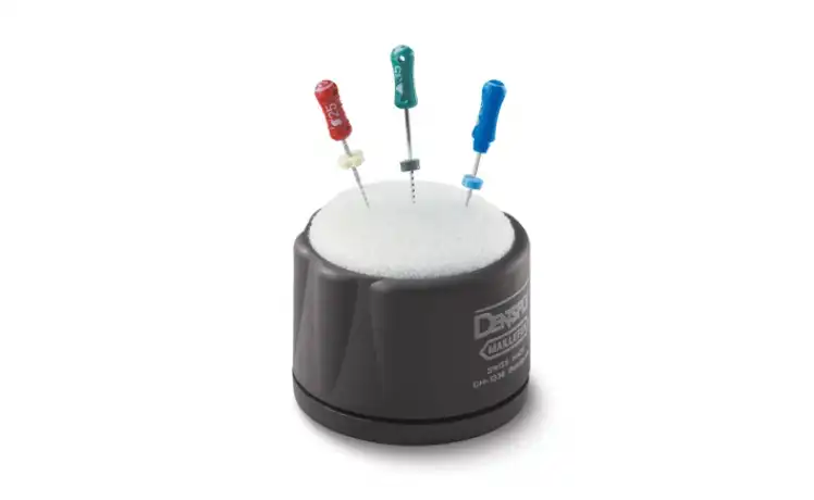Endo Clean Stand, Round, Blue, Autoclavable, 40 mm D x 30 mm H, 1/Pk