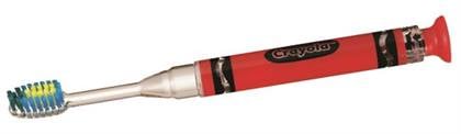 GUM Crayola Timer Light Toothbrush, Ultra Soft, Child, Assorted Colors, 12/Box, 202RL