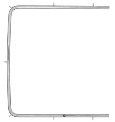 J&J Instruments Rubber Dam Holder Frame, Stainless Steel, 5", 7 Tines, 11-585