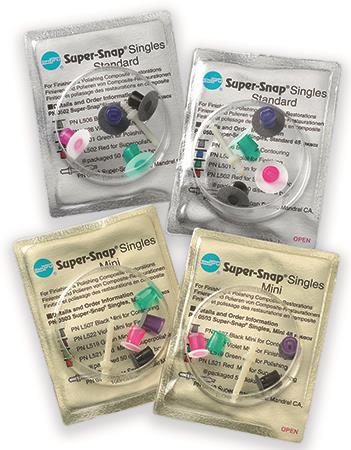 Super-Snap Singles Standard Disk 12mm, Assorted Grit, 48/Box, 0502