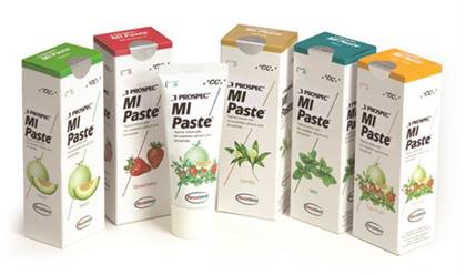 GC America MI Paste Mint, 40g Tubes, 10/Box, Fluoride-Free, RECALDENT (CPP-ACP), 423679
