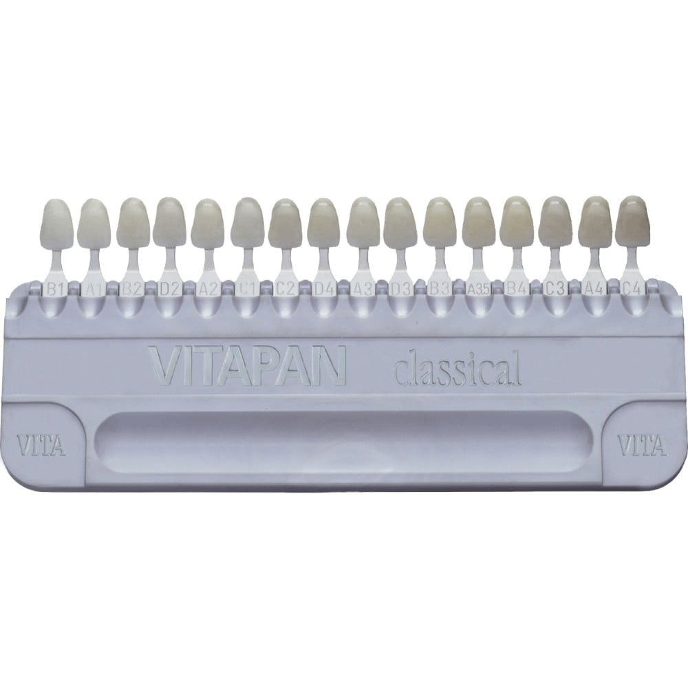 Vident Vita Shade Guide Classic A1-D4, 16 Shades, 1/Pk, G68-990/G027C
