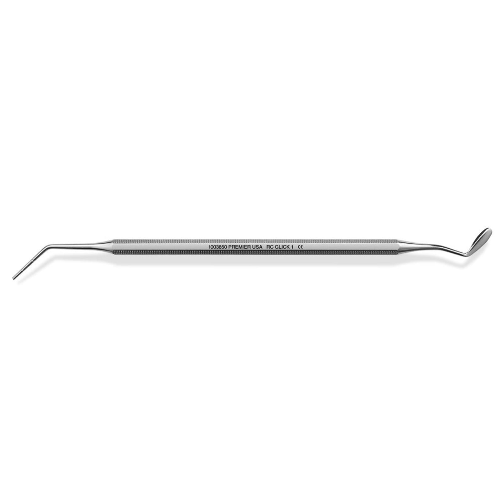 Premier Dental Root Canal Instrument Glick DE 1, Double-End, Stainless Steel, Size 1, 1/Pk, 1003850