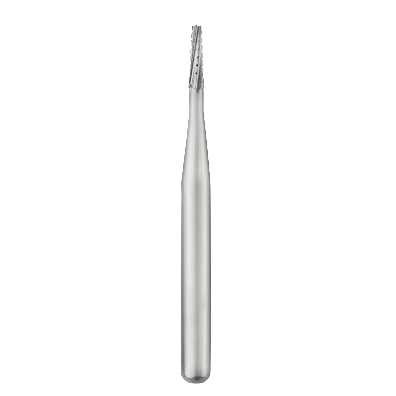 SS White Carbide Bur FG #699, Taper Flat End Cross Cut, Friction Grip, 100/Pk, 13699