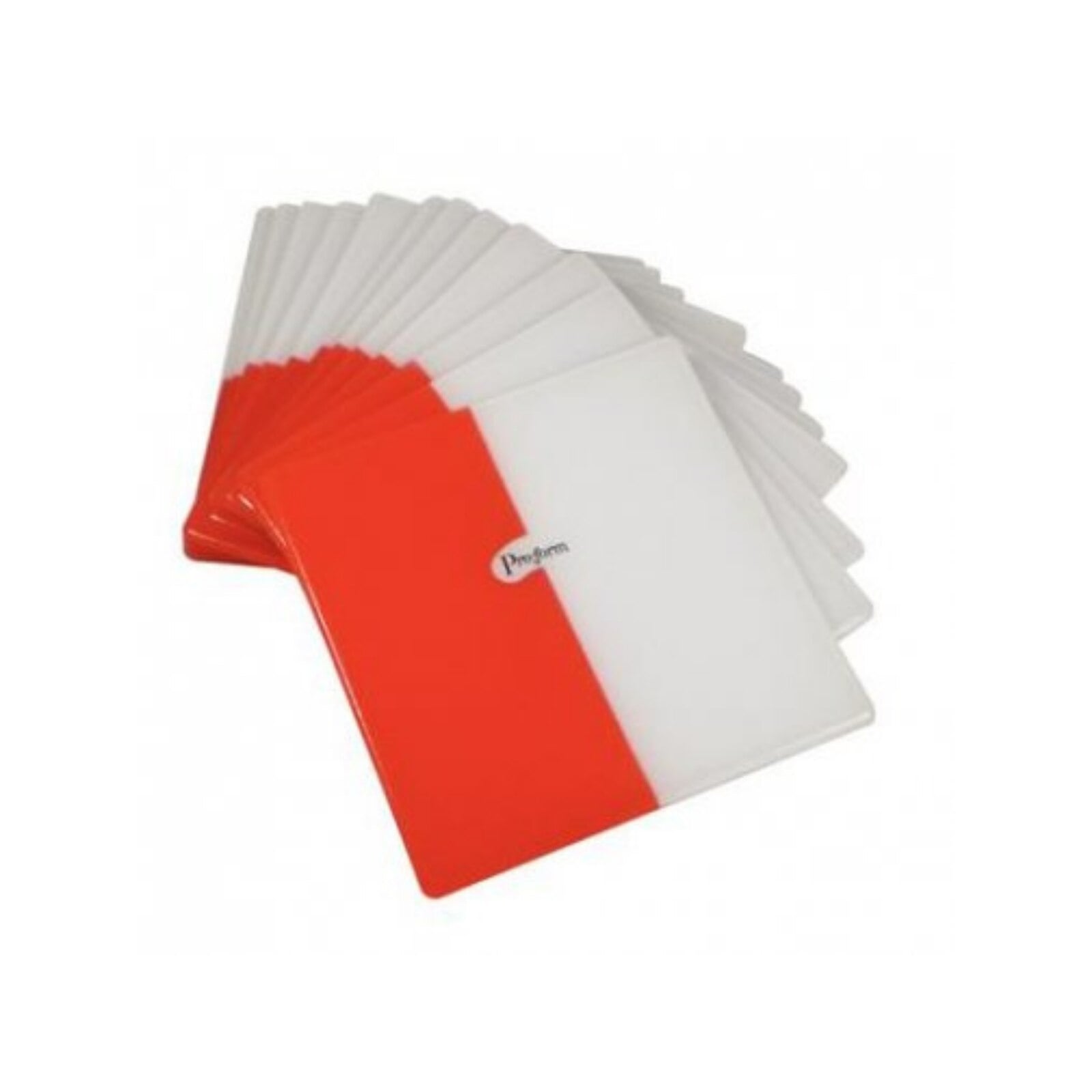 Pro-Form Dual-Color Mouthguard Laminate, Orange/White, 5" x 5", 0.160" (4mm), 12/Pack, 9598280