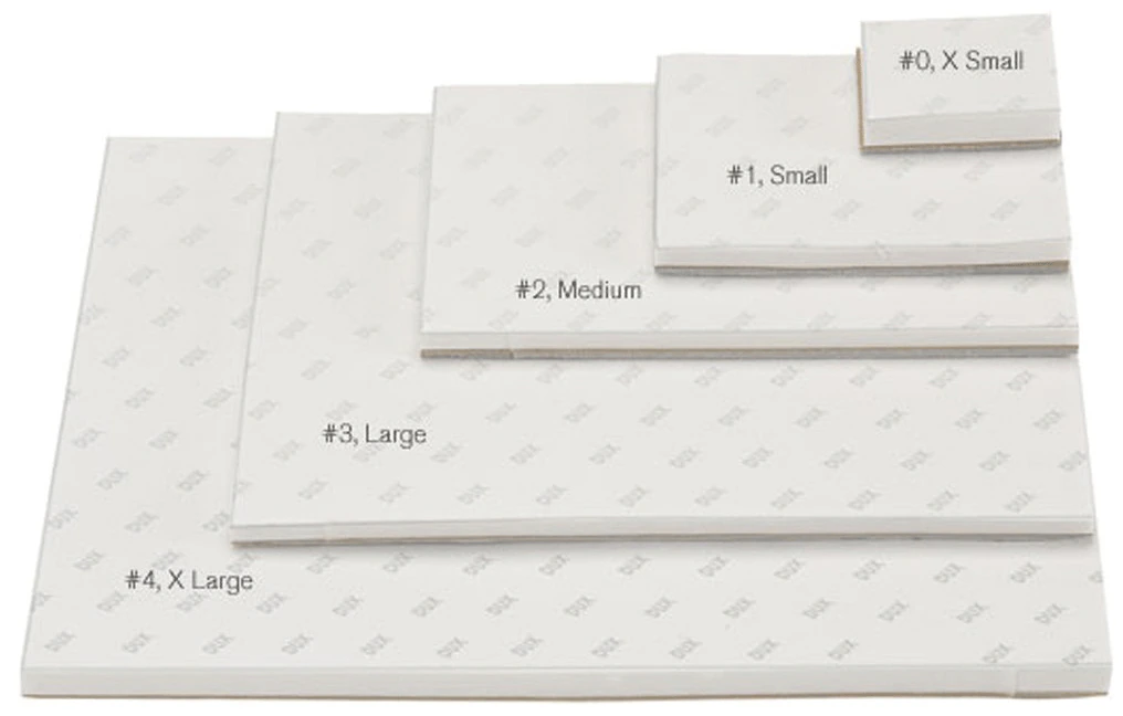 Pentron Clinical Mixing Pad, Non-Slip, Large, 6.5" x 5.125", 2/Pack, #31095