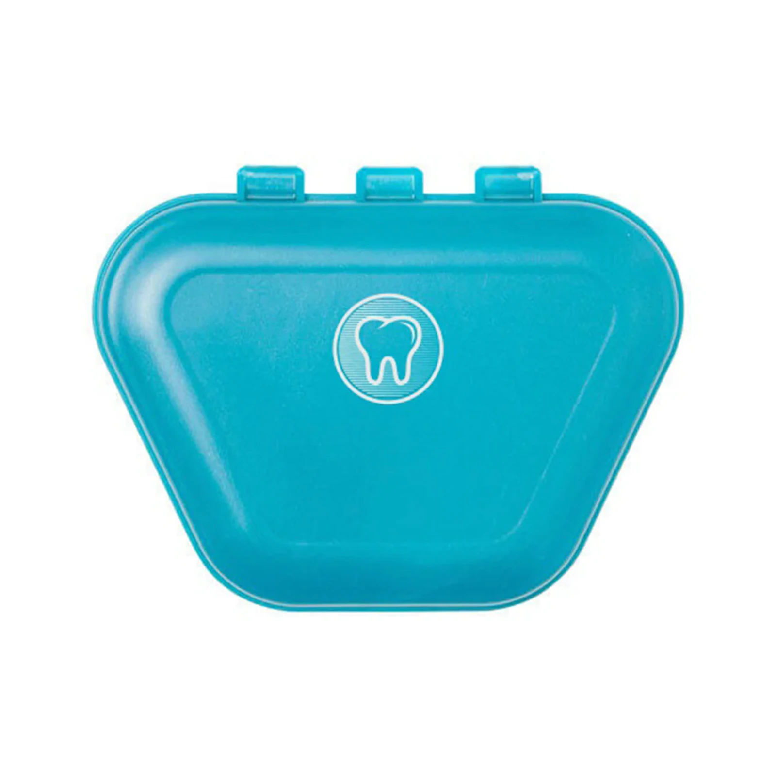 Zirc Imprinted Denture Box, Teal, 4-3/8" x 3-3/8" x 2", 144/Pack, 30V800J