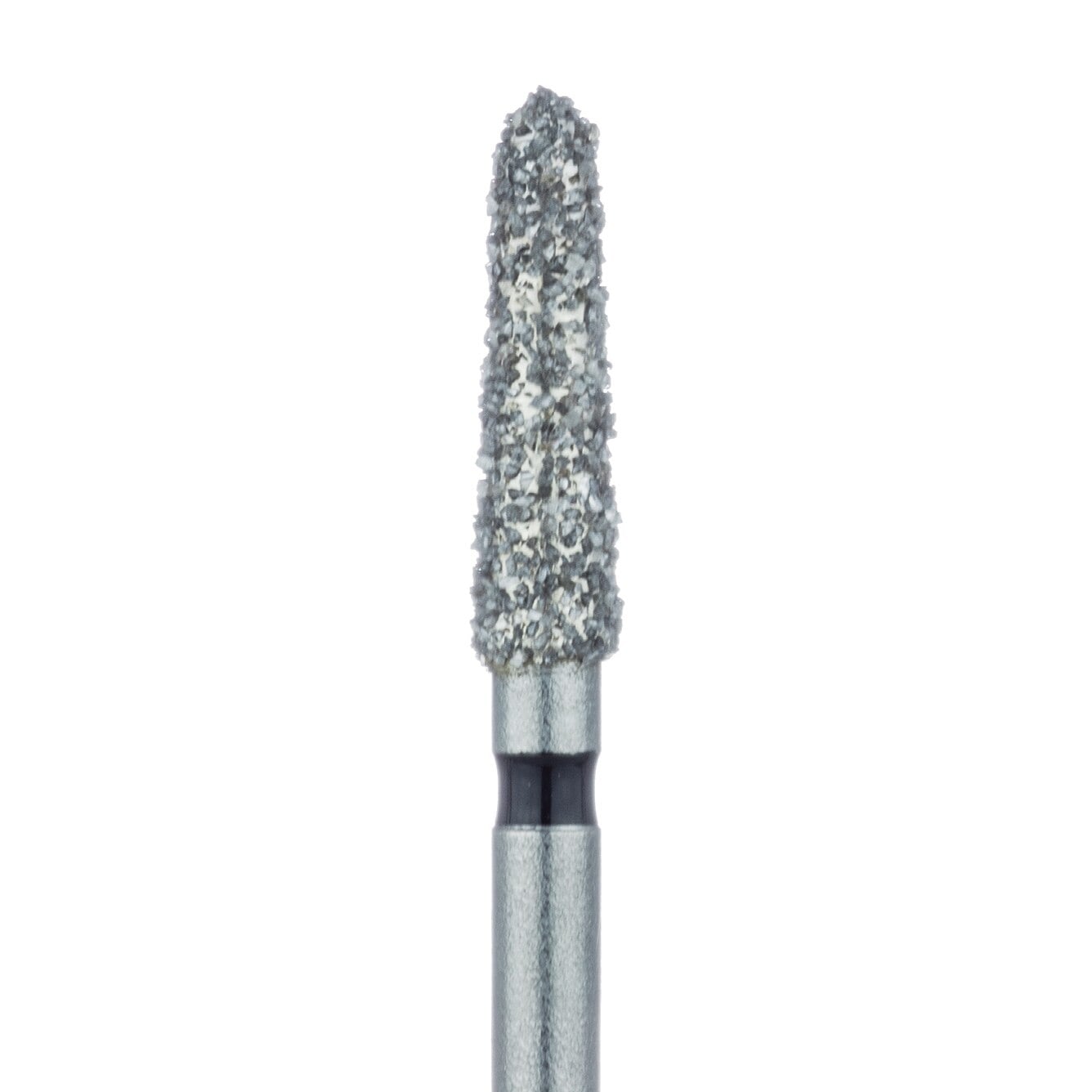 Meisinger 878H-023-FG Diamond Bur, Super Coarse, Tapered Torpedo, 2.3 mm Head, Friction Grip, 5/Pk
