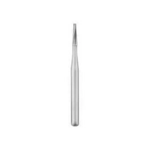 Alpen Carbide Bur FG #168 Tapered Fissure, Friction Grip, 0.8 mm Diameter, 100/Pk