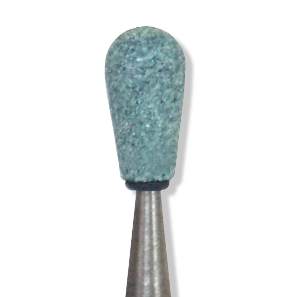 Shofu Dura-Green DIA Stones, CA (Contra-Angle) Shank, RD3 Round End Taper, 3/Pk, 0164