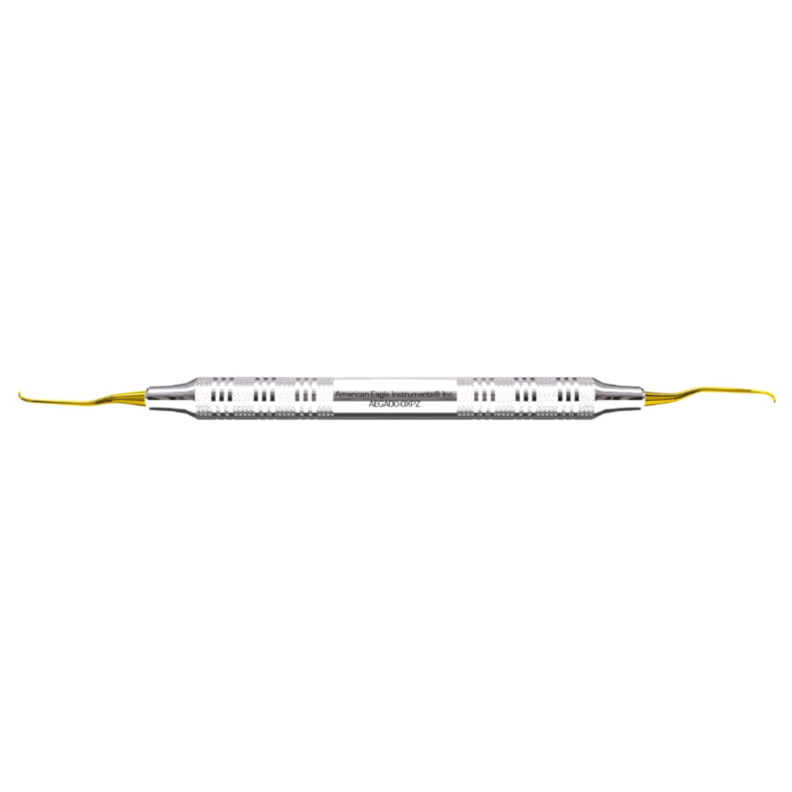 American Eagle XP Gracey +3 Access Curette, 00/0, Double End, EagleLite Stainless Steel Handle, AEGA00-0XPZ