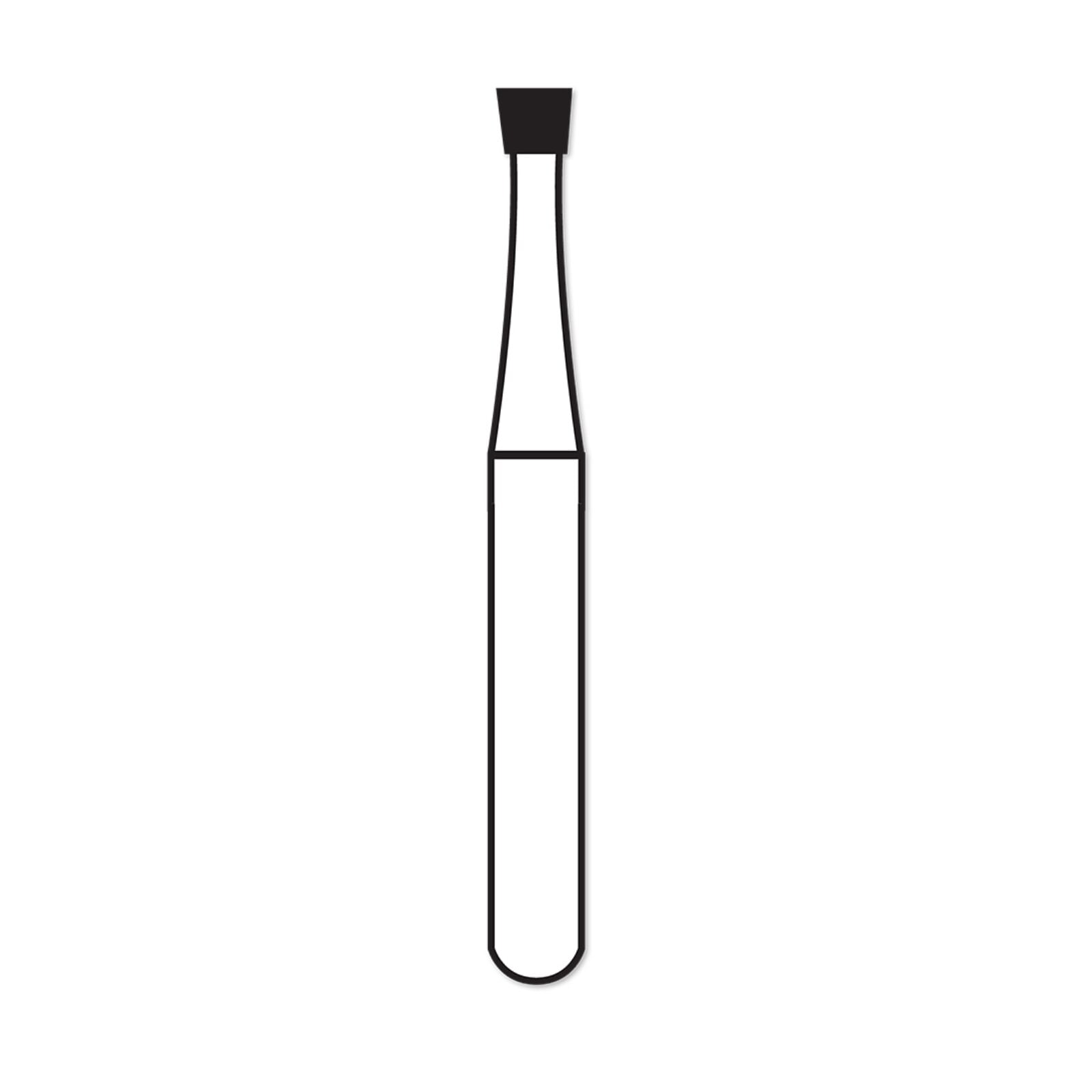 Alpen FG Carbide Bur, #33 1/2, Inverted Cone, Short Shank, 0.7 mm, 10/Pack, R3331/2