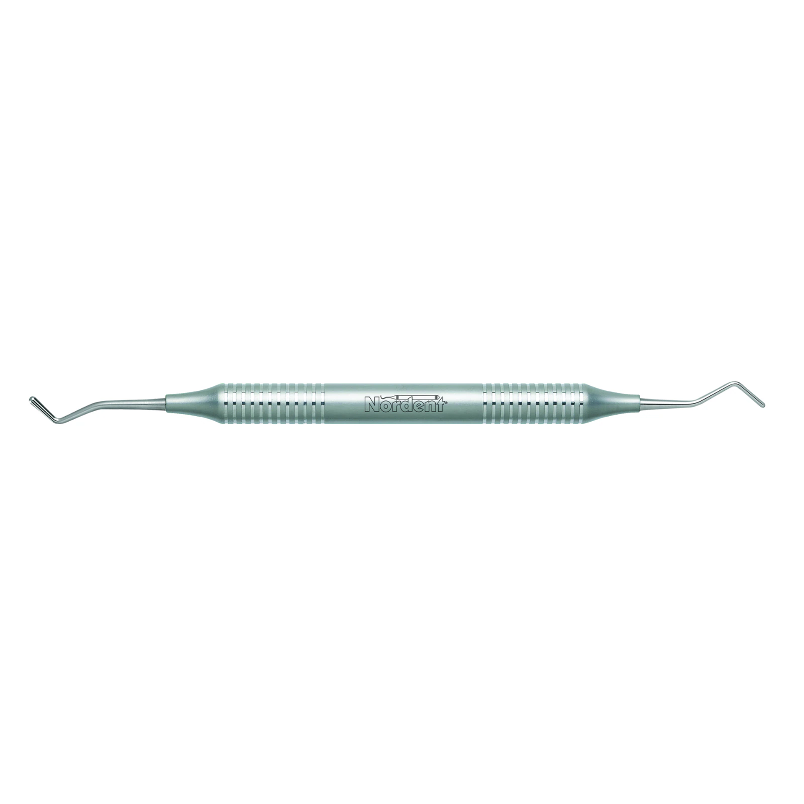 Nordent #N117S Double-End Burnisher, DuraLite Round Handle, 1.3mm & 1.9mm Tips, Stainless Steel