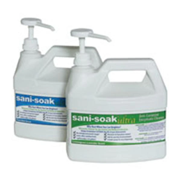 Sani-Soak® Ultra Anticorrosive Enzymatic Cleaner, Cool Mint, 1 Gallon Bottle, 5202