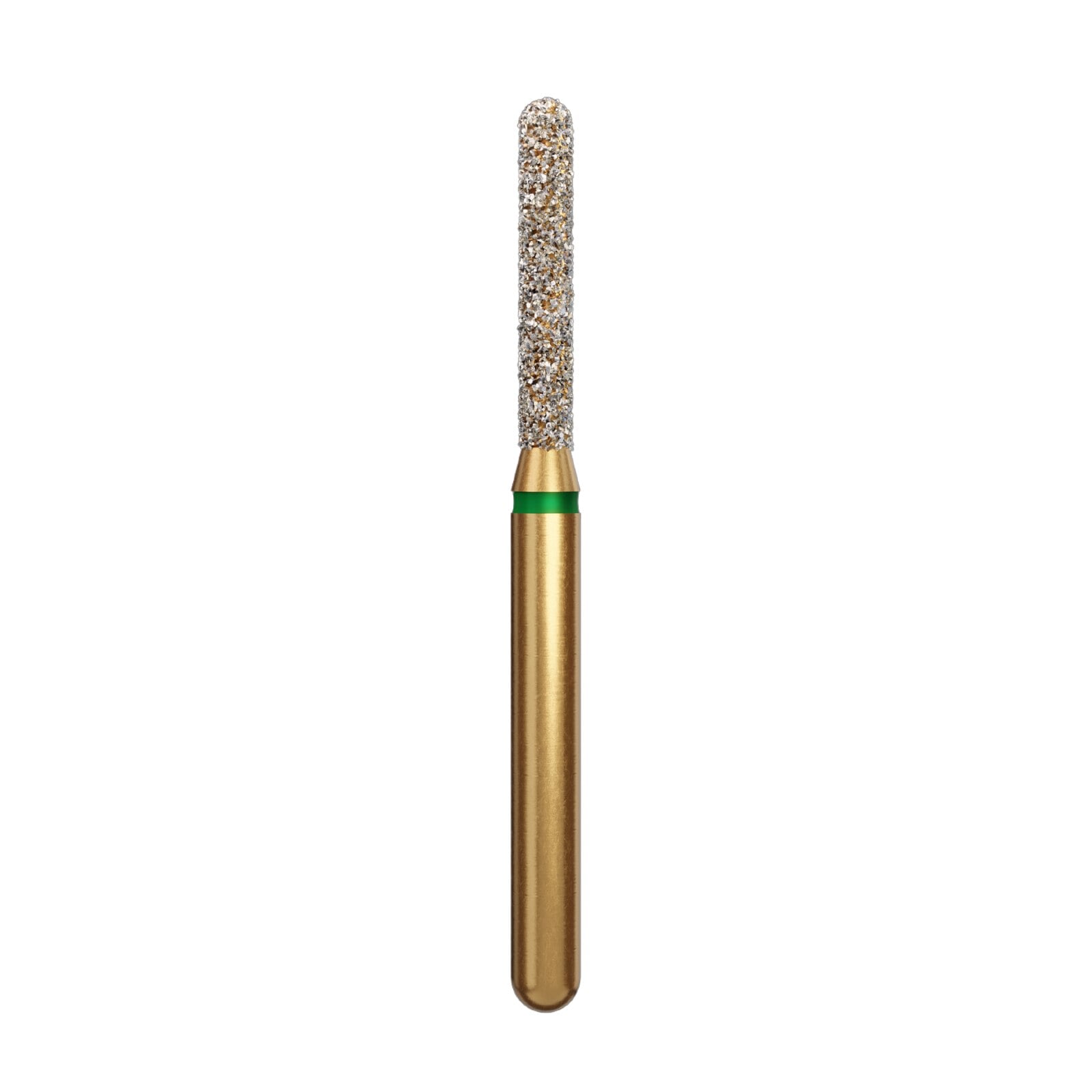 Alpen Multilayer Diamond Bur, FG #881-014, Round End Cylinder, Supercoarse Grit, 5/Pk