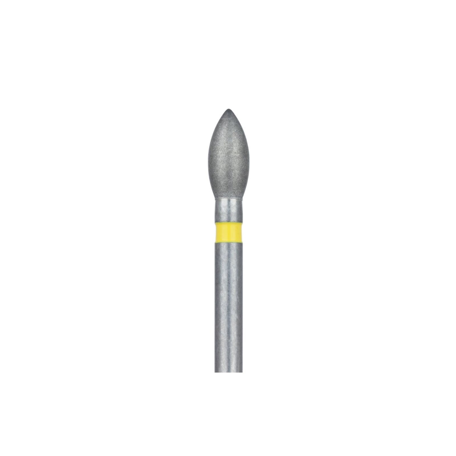 Meisinger 830C-025-RA Diamond Bur, Pointed Football, 2.5 mm, X-Fine Grit, Right Angle, 5/Pk