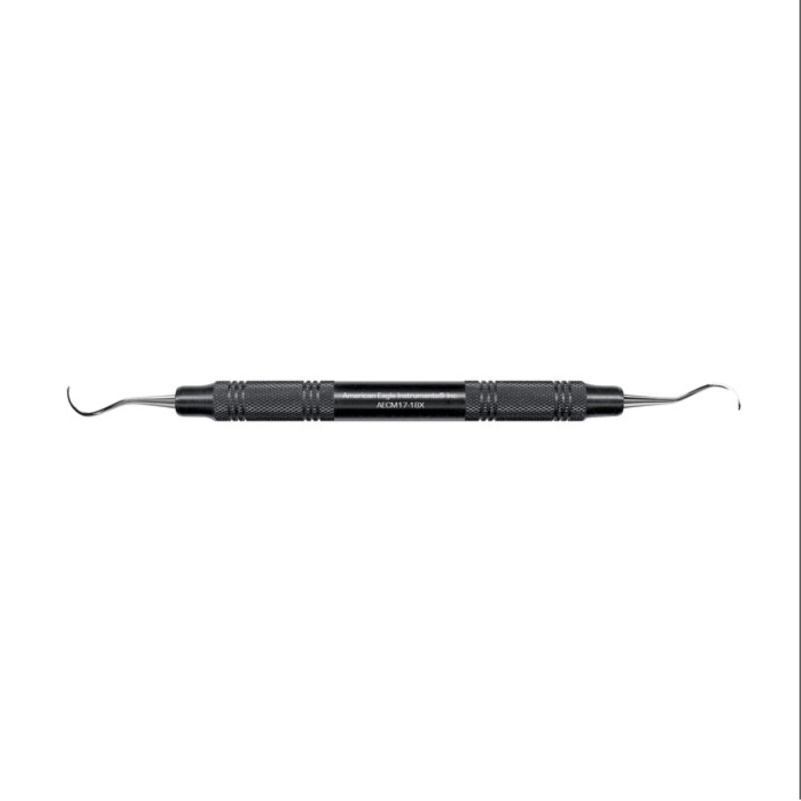 American Eagle McCall 17-18 Curette, Double End, 3/8" Wide Blade, EagleLite Stainless Steel Handle, AECM17-18Z