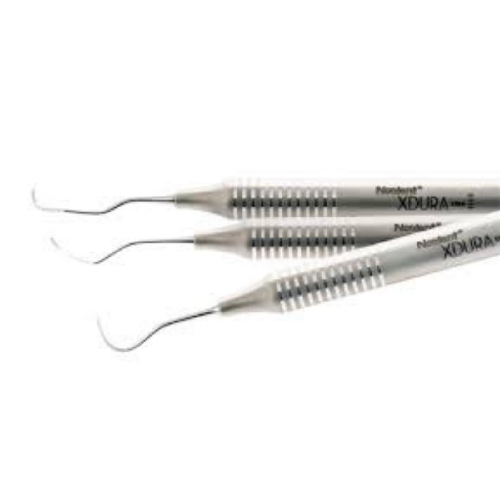 Nordent XDURA Scalers, Double-Ended Anterior Contra-Angle Hoe #45A-46A, DuraLite Round Handle, RENS45A-46A
