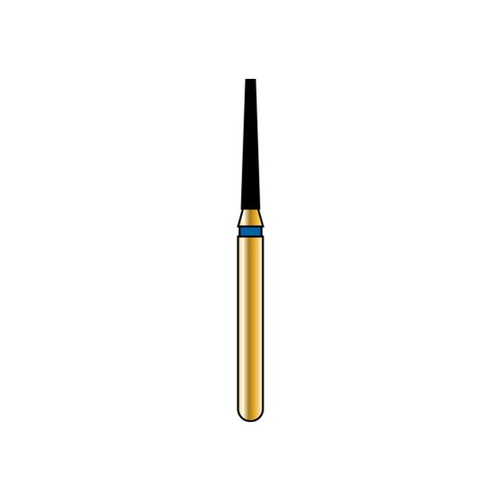 Alpen Flat End Tapered FG Coarse Diamond Burs, #847-012, 5/Pk