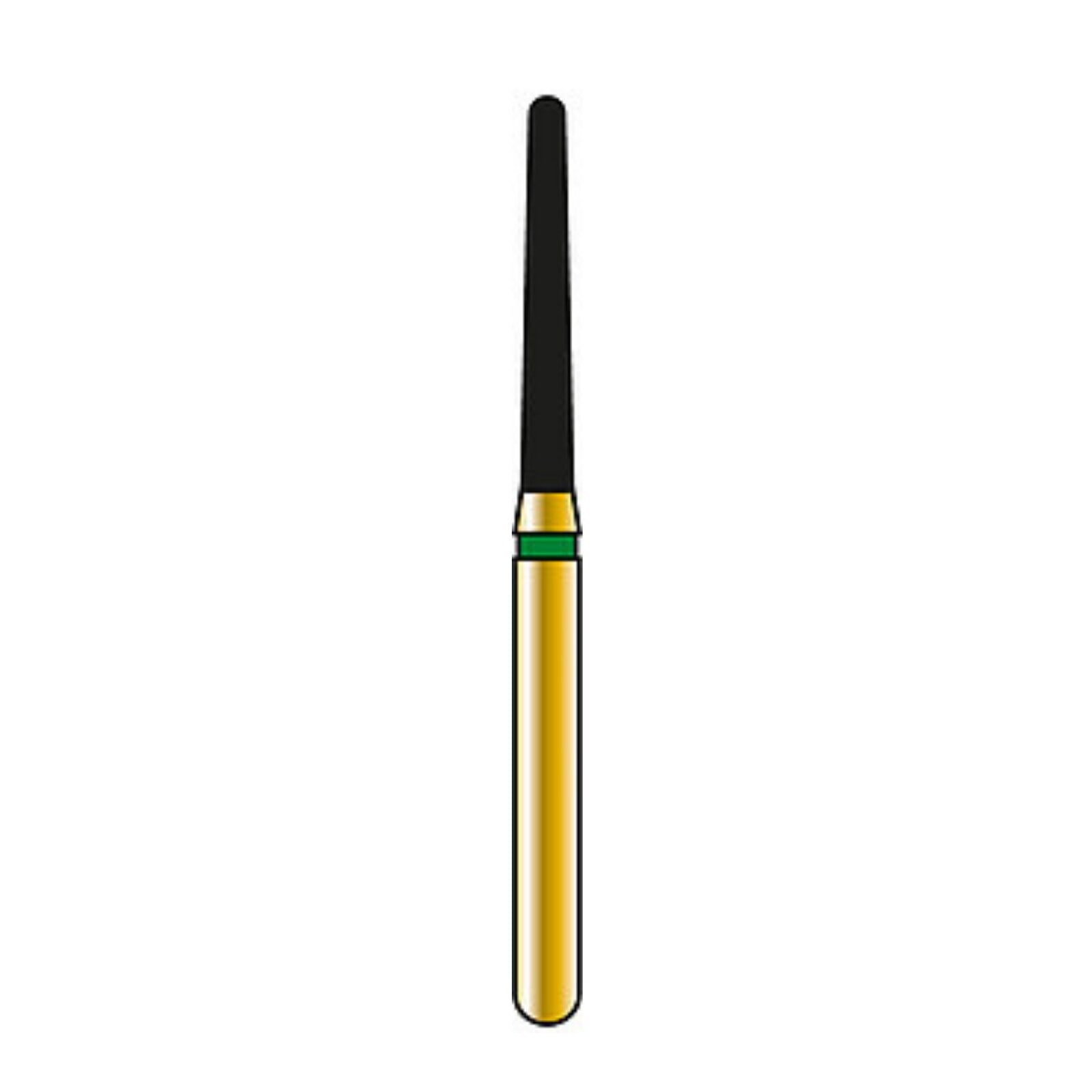 Alpen Multilayer Diamond Bur, FG #850.014, Round End Taper, Coarse Grit, 5/Pk