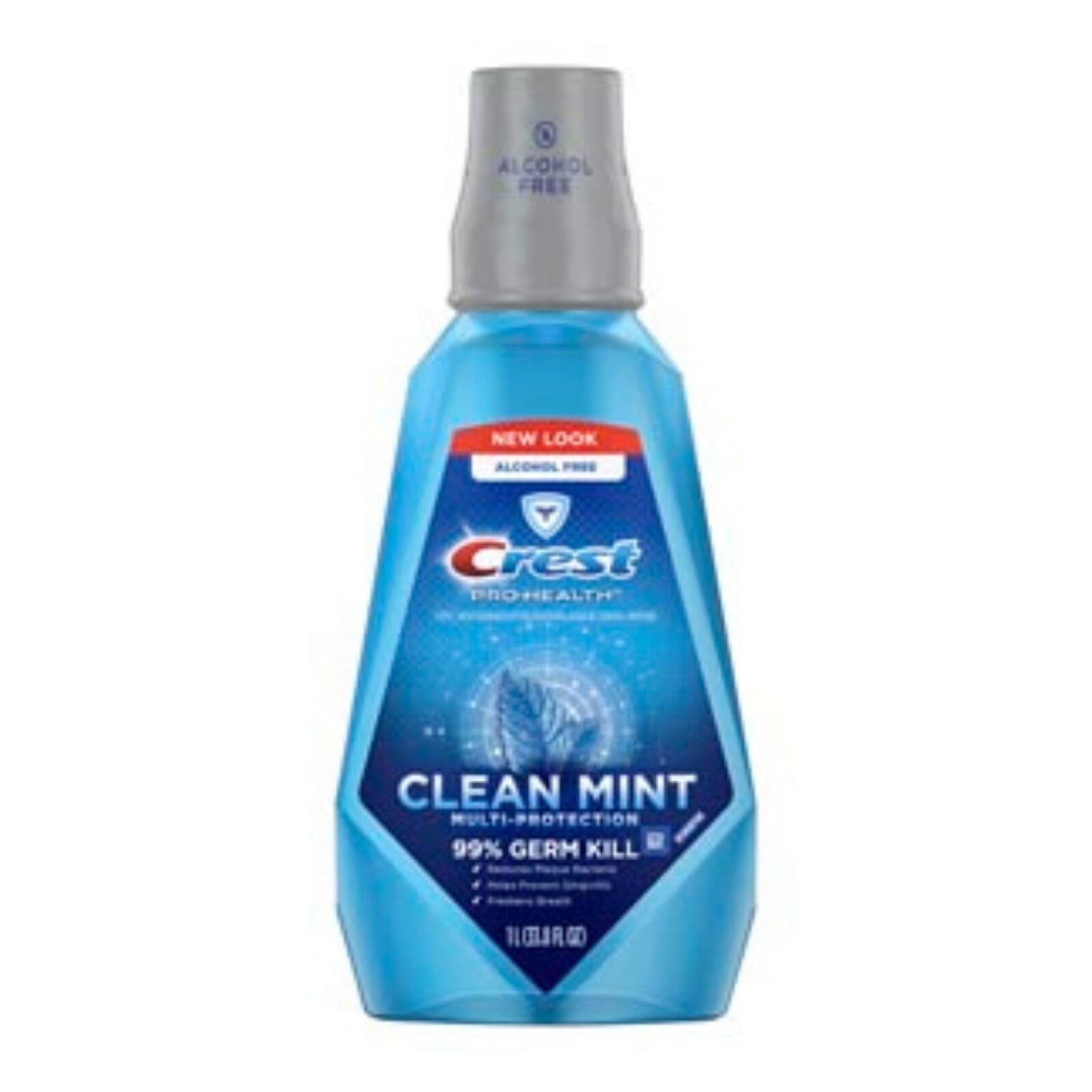Crest Pro-Health Multi-Protection Clean Mint Mouthwash, Alcohol Free, 1L Bottle, 6/Case
