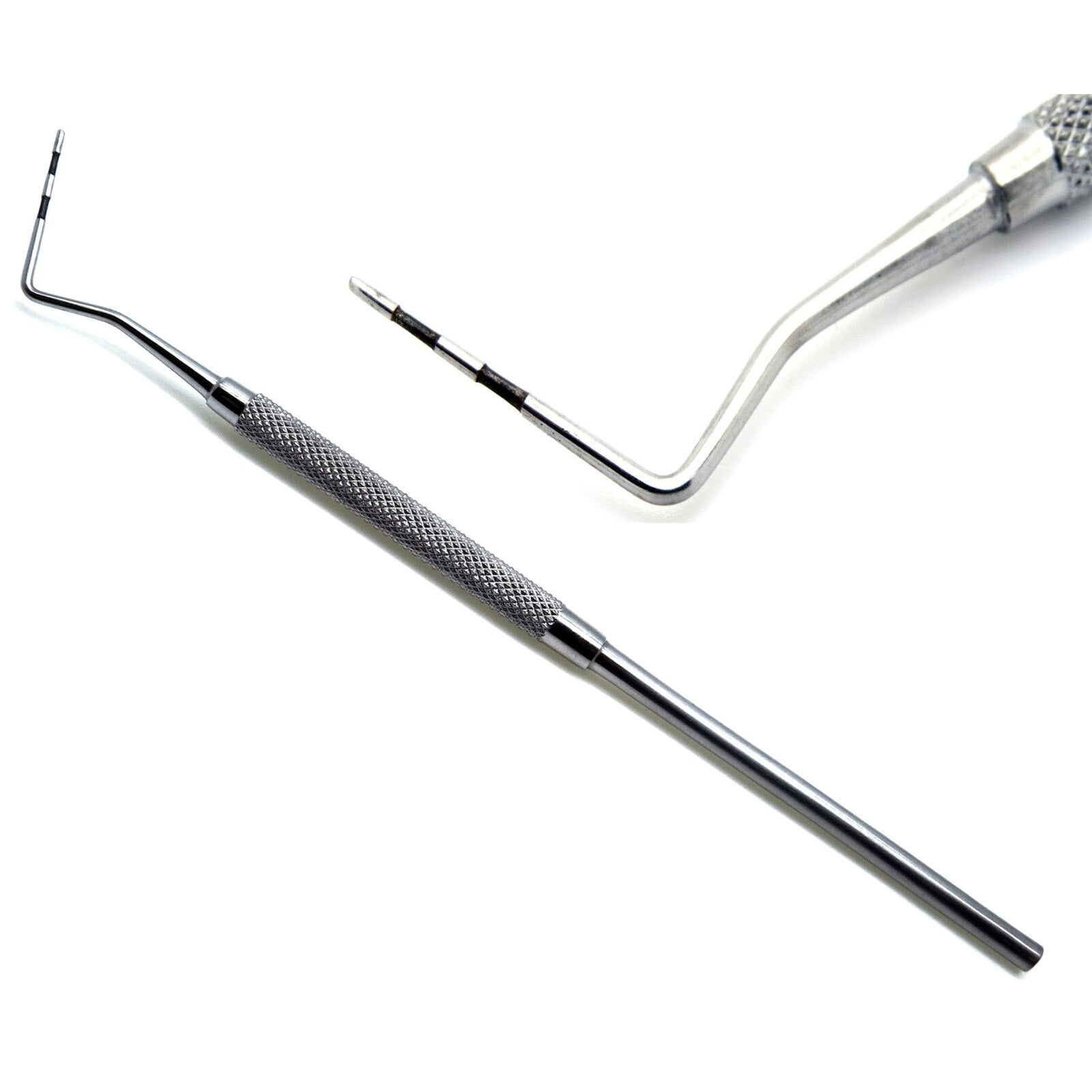 A. Titan Instruments Color-Coded Periodontal Probe, 3-6-9-12mm Markings, Single Ended, Stainless Steel