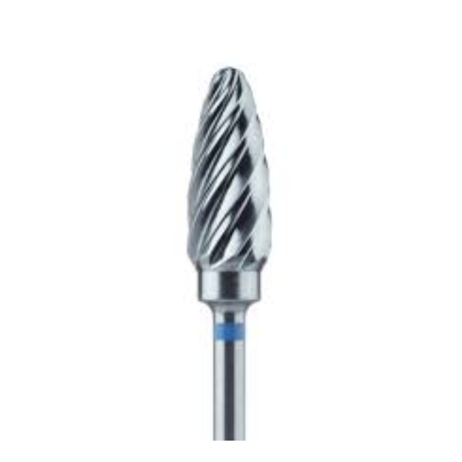 Meisinger Lab Carbide Cutter, 6.0mm Medium, Double Right Gearing, Tapered Round End, HP Shank, HM251DG-060-HP