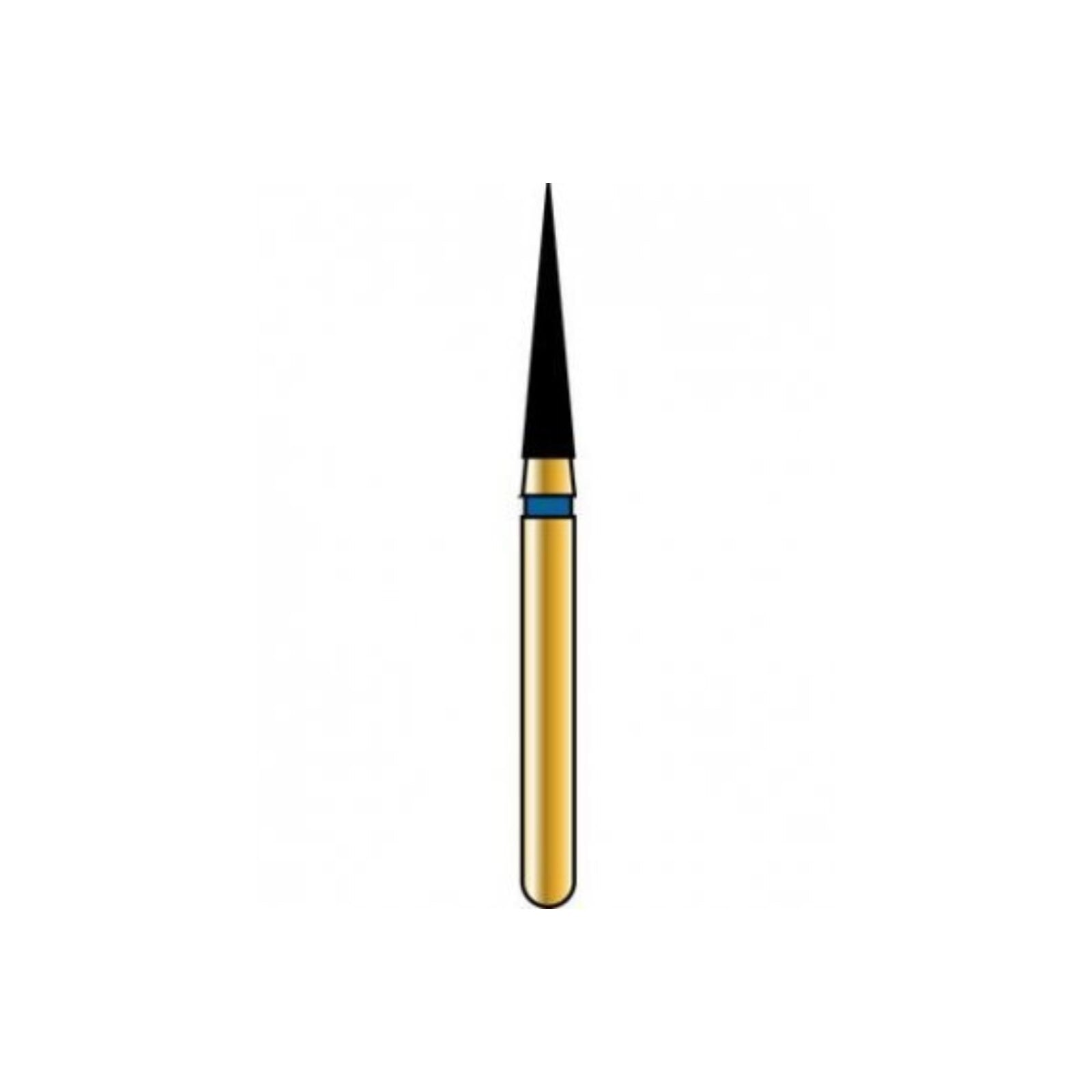 Alpen FG #851.016 Coarse Grit Round End Taper Diamond Bur, 5/Pk