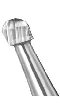SS White Standard Operatory Carbide Burs, FGSS Friction Grip Short Shank, Round #4, 1.4 mm Head Diameter, 0.9 mm Head Length, 100/Pkg, 13041